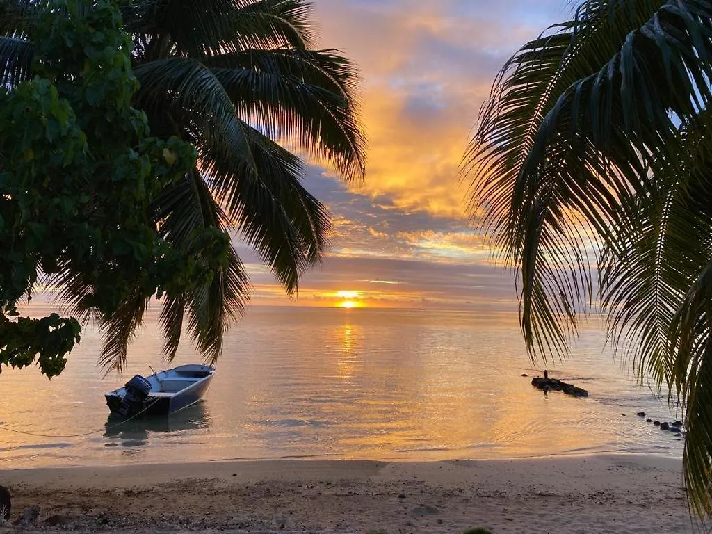 Appartement Sunsetview, Studio, Private Beach, Amazing Swim & Sunset Haapiti