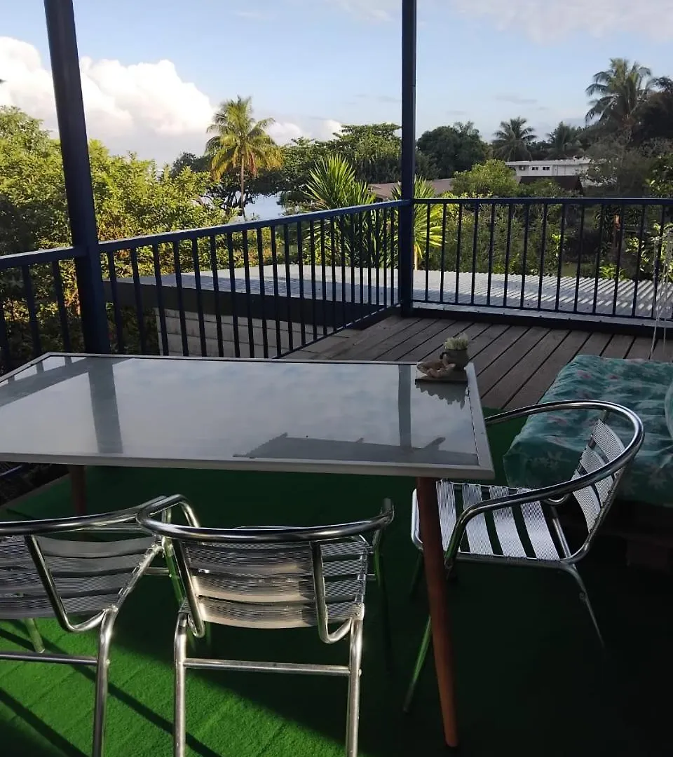 SUNSETVIEW, studio, private beach, amazing swim&sunset Haapiti
